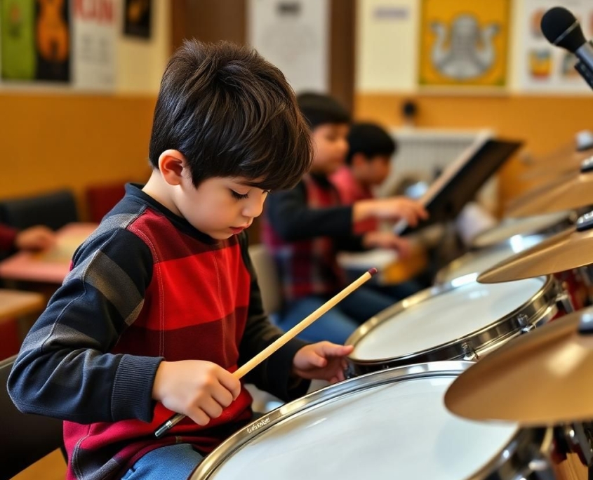 Clases de batería Escuela de Música la Flauta Mágica en Arturo Soria